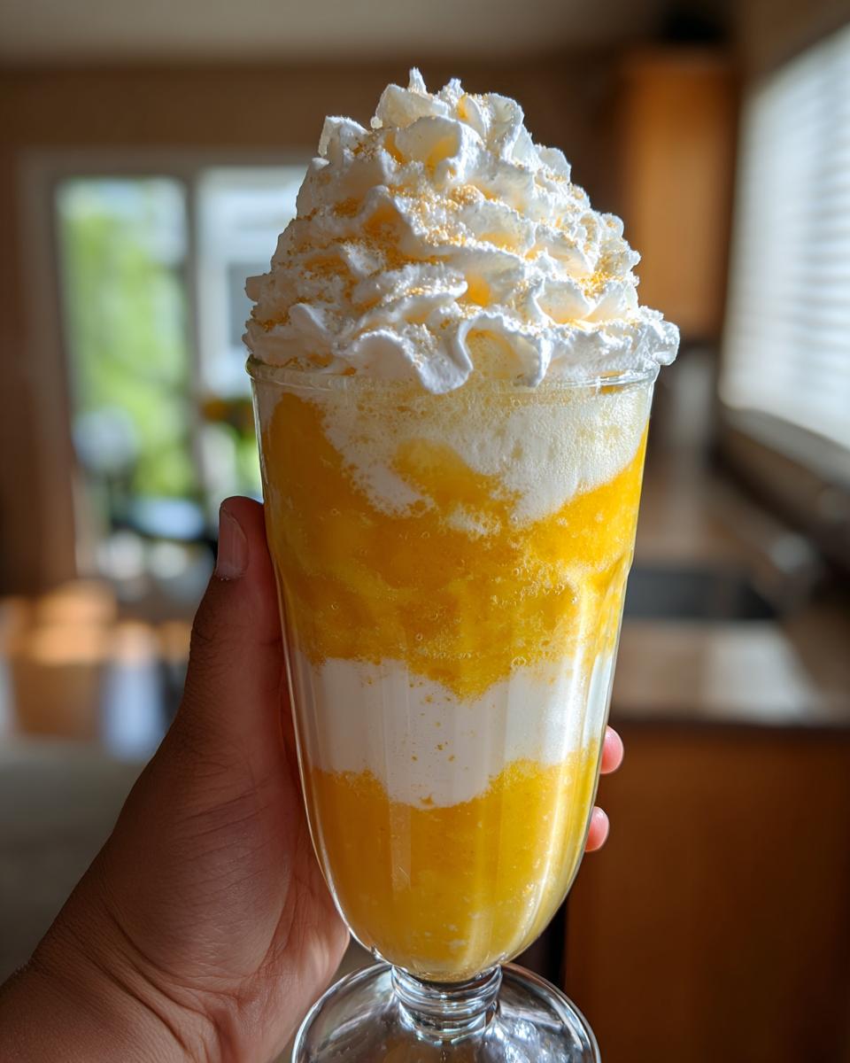 Halloween Candy Corn Cream Shake - detail 2