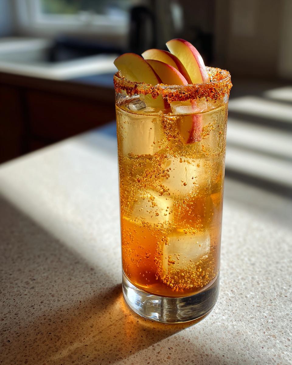 Halloween Caramel Apple Mocktail - detail 2