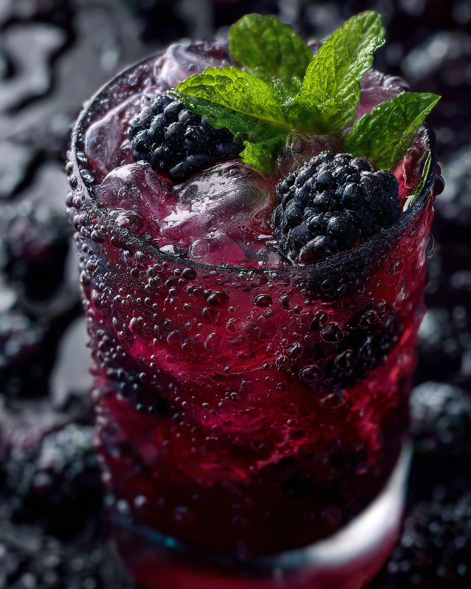 Halloween Chilling Blackberry Mojito - detail 3