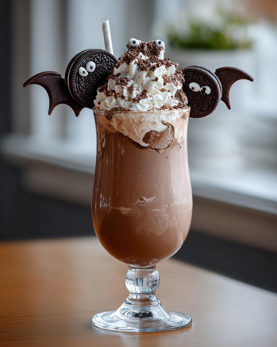 Halloween Choco-Bat Milkshake - detail 3