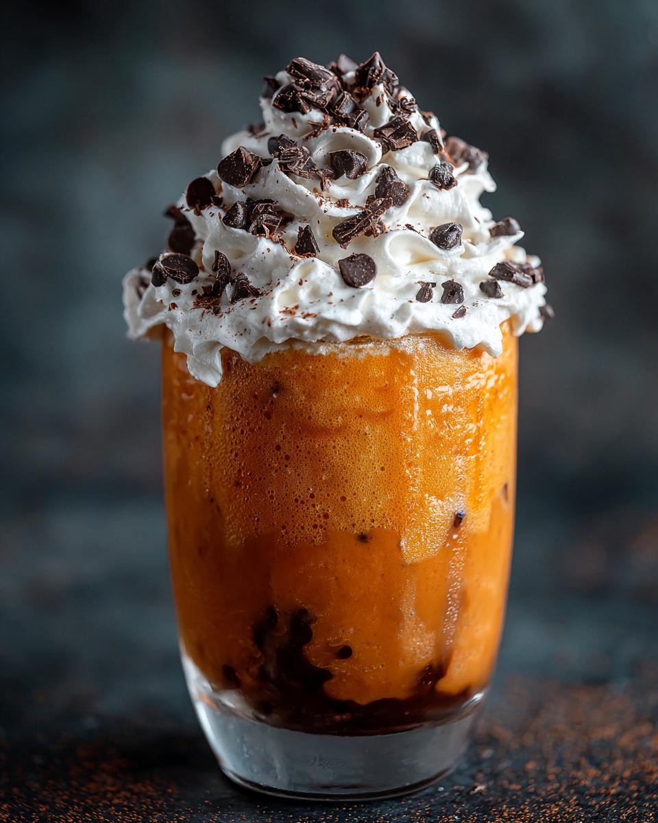Halloween Chocolate Pumpkin Mudslide - detail 3
