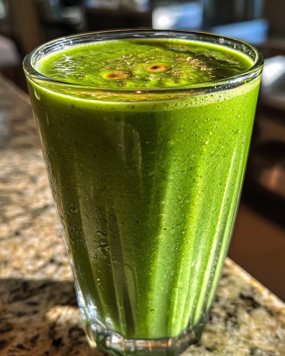 Halloween Monster Green Smoothie - detail 1