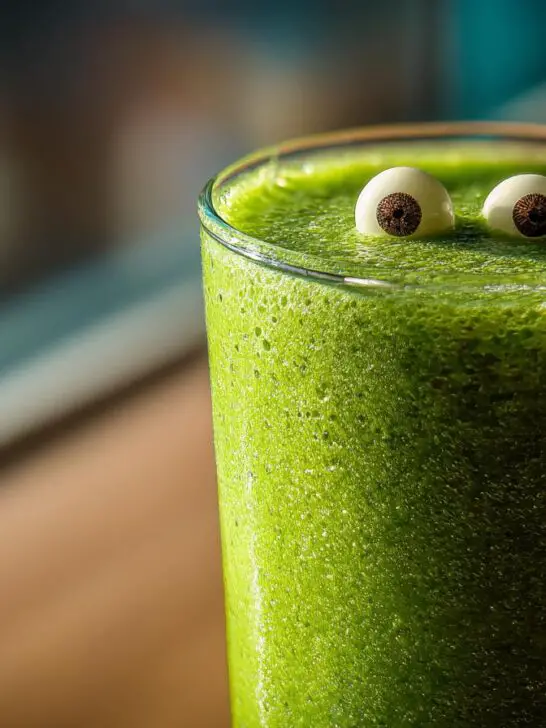 Halloween Monster Green Smoothie