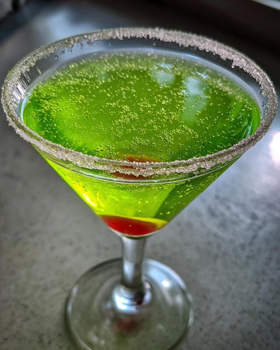 Halloween Poison Apple Martini - detail 2