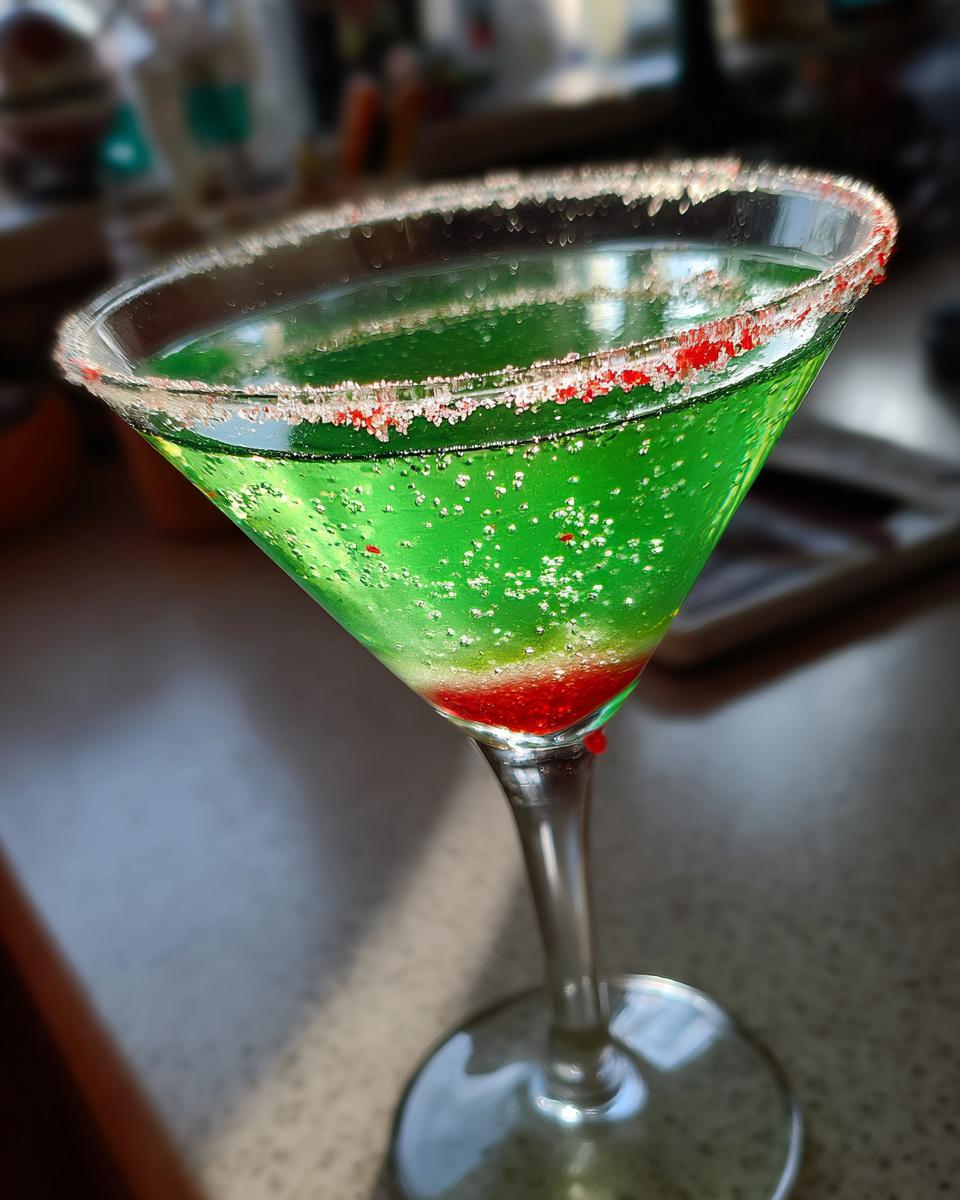 Halloween Poison Apple Martini - detail 3