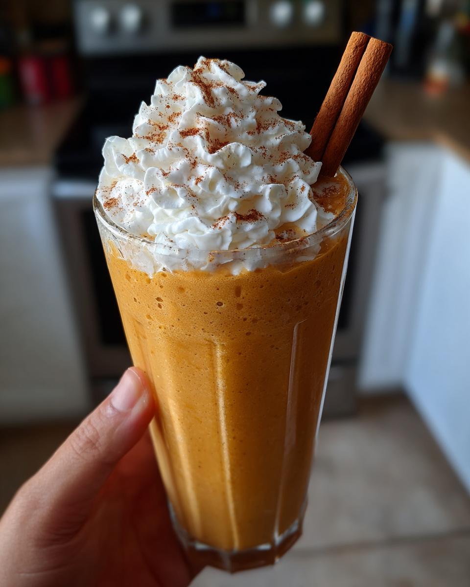 Halloween Spiced Pumpkin Milkshake - detail 1