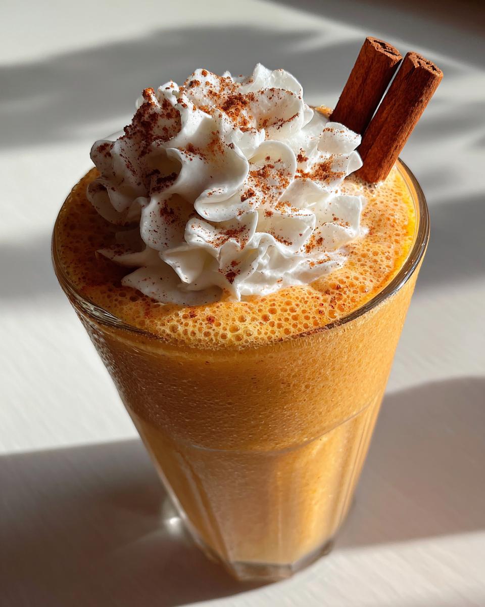 Halloween Spiced Pumpkin Milkshake - detail 2