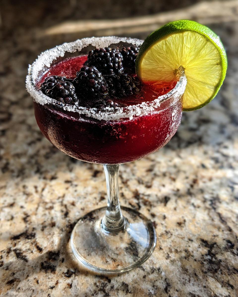 Halloween Spooky Blackberry Margarita - detail 1