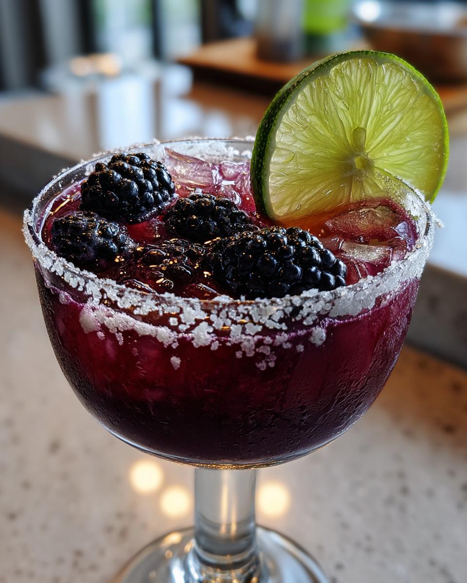 Halloween Spooky Blackberry Margarita - detail 2