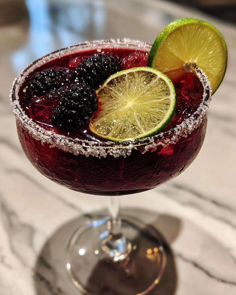 Halloween Spooky Blackberry Margarita - detail 3