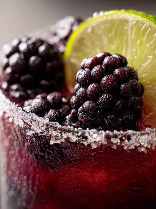 Halloween Spooky Blackberry Margarita