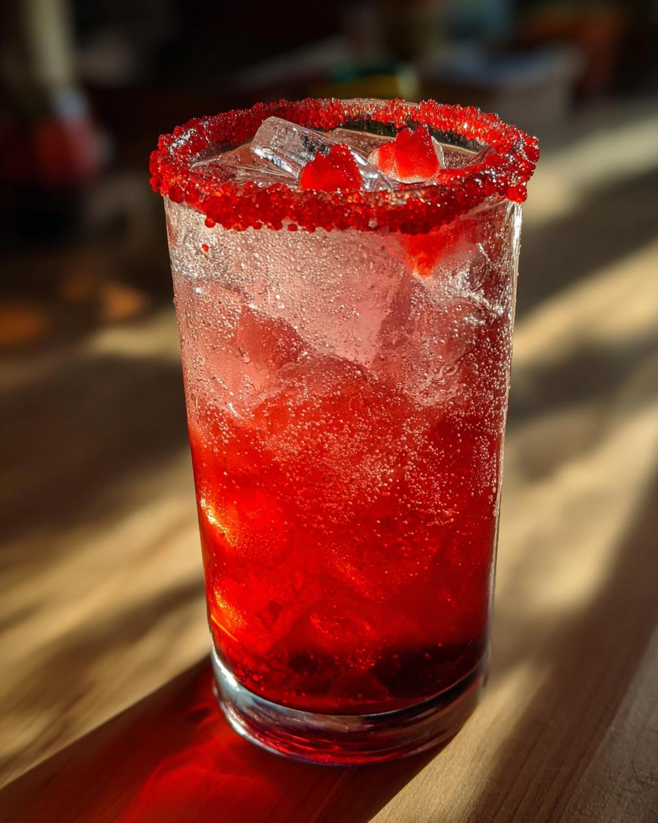 Halloween Vampire’s Kiss Mocktail - detail 2