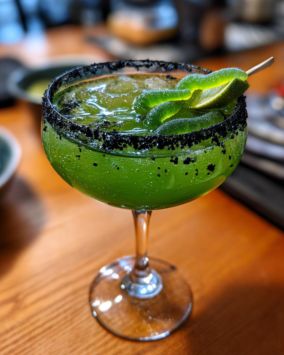Halloween Witches' Green Apple Margarita - detail 1