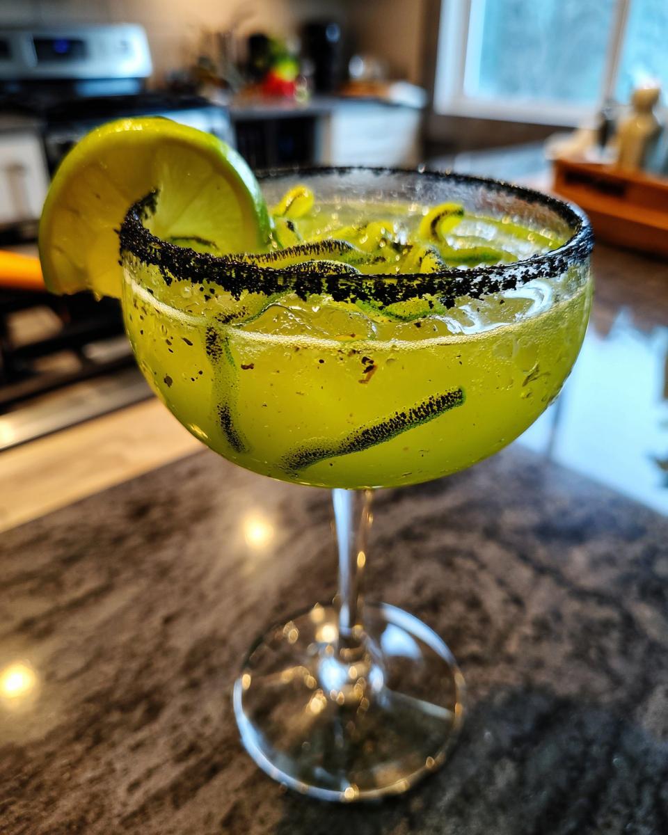 Halloween Witches' Green Apple Margarita - detail 2
