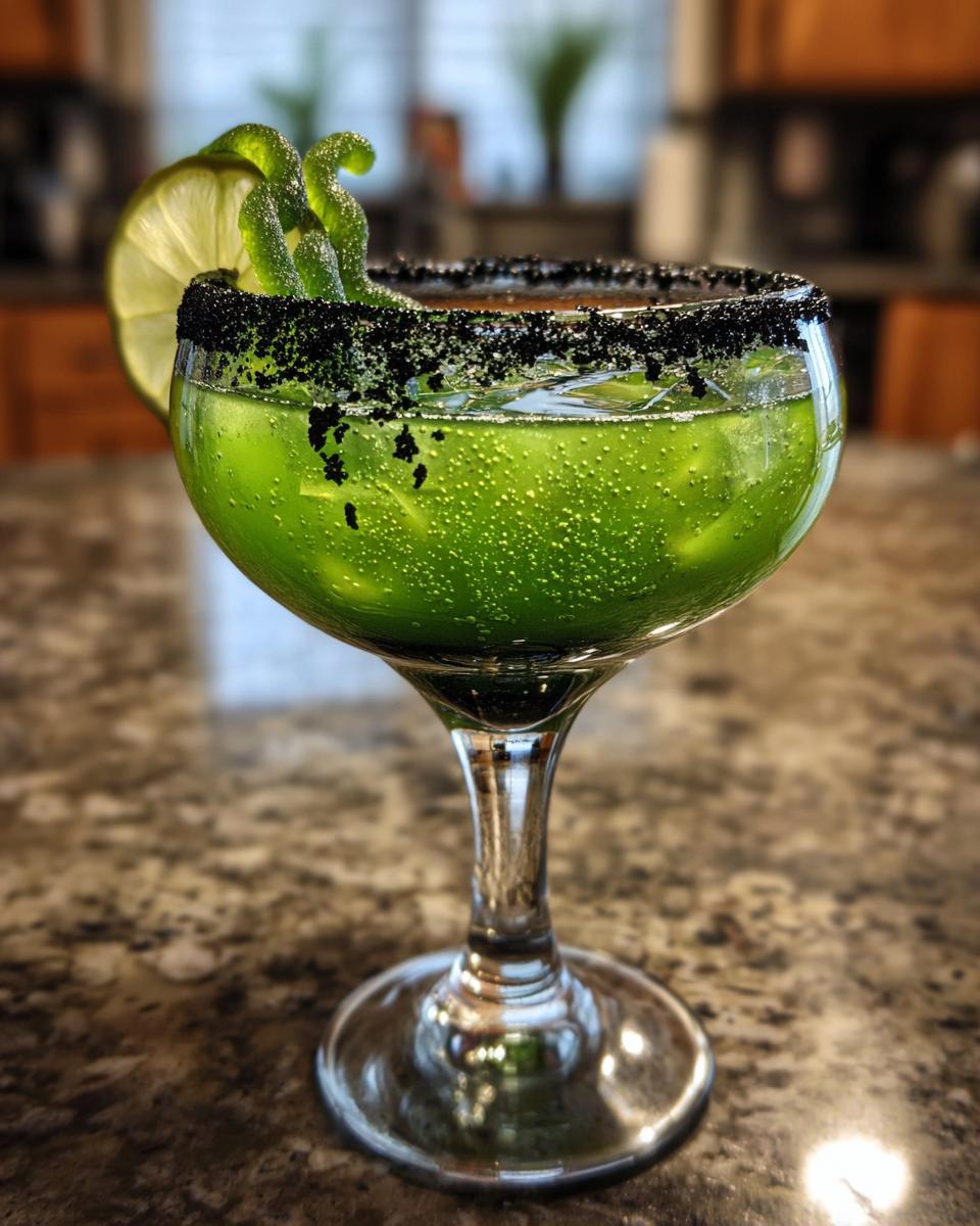 Halloween Witches' Green Apple Margarita - detail 3