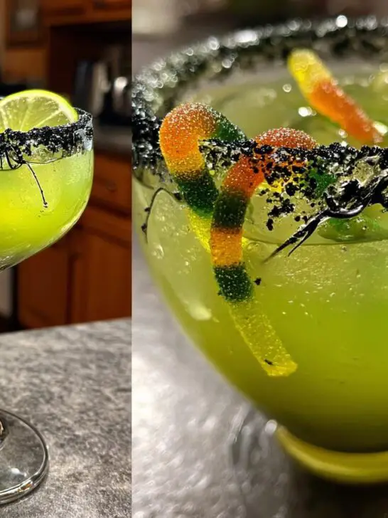 Halloween Witches' Green Apple Margarita