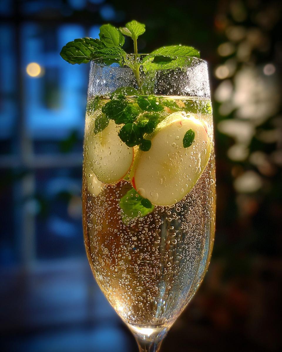 New Year’s Eve Apple Elderflower Bubbly - detail 1