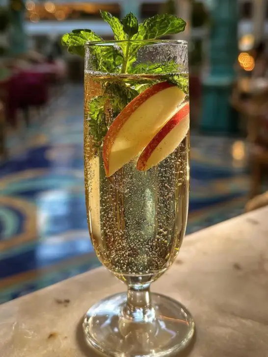 New Year’s Eve Apple Elderflower Bubbly