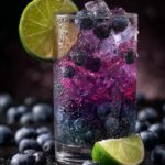New Year’s Eve Blueberry Lime Fizz
