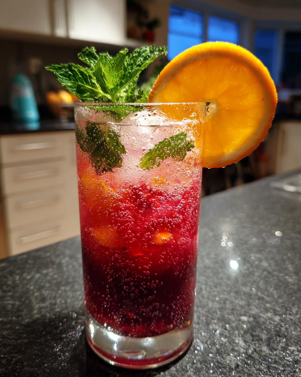 New Year’s Eve Chilled Citrus Berry Fizz - detail 1