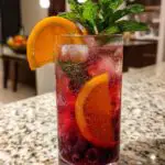 New Year’s Eve Chilled Citrus Berry Fizz