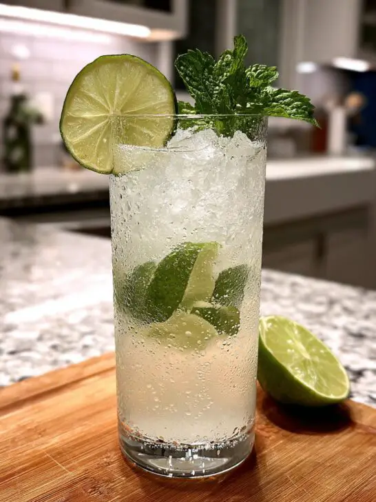 New Year’s Eve Coconut Sparkling Cooler