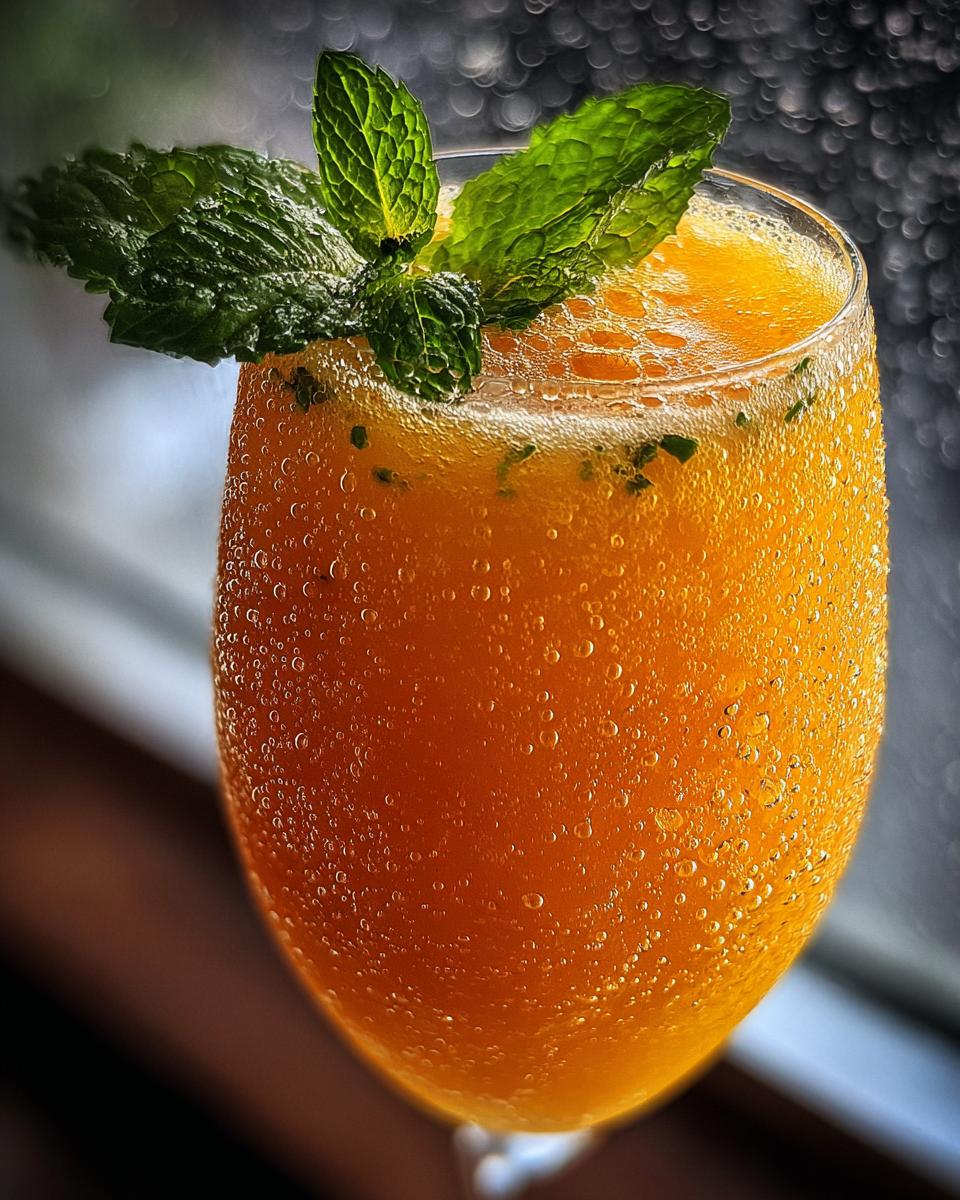 New Year’s Eve Frozen Mango Bellini - detail 2