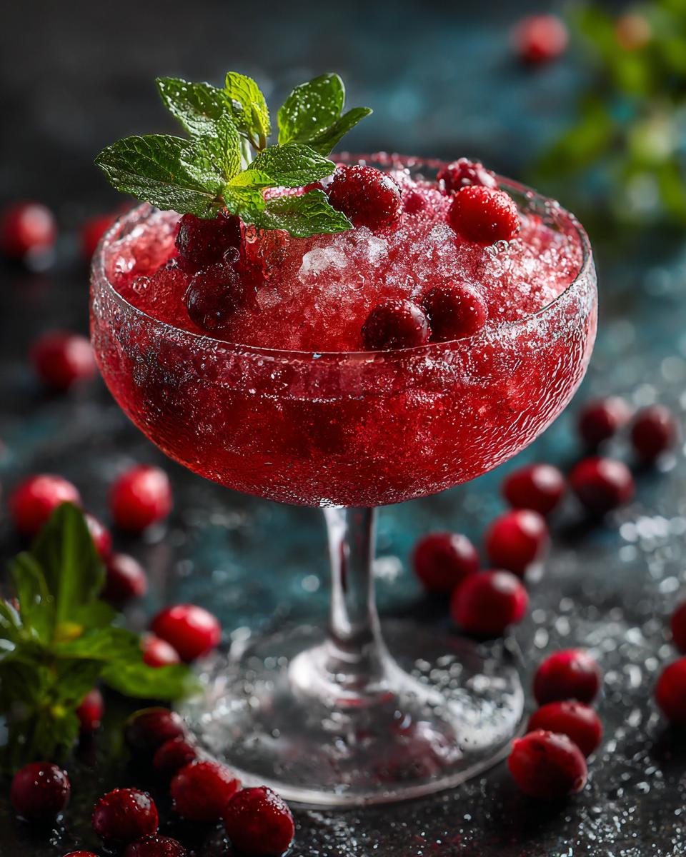 New Year’s Eve Frozen Pink Champagne Slush - detail 1