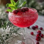New Year’s Eve Frozen Pink Champagne Slush