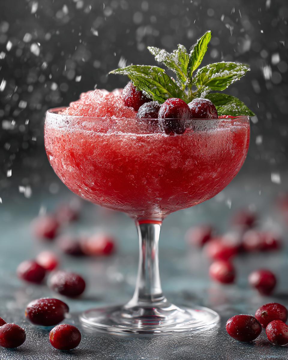 New Year’s Eve Frozen Pink Champagne Slush - detail 2