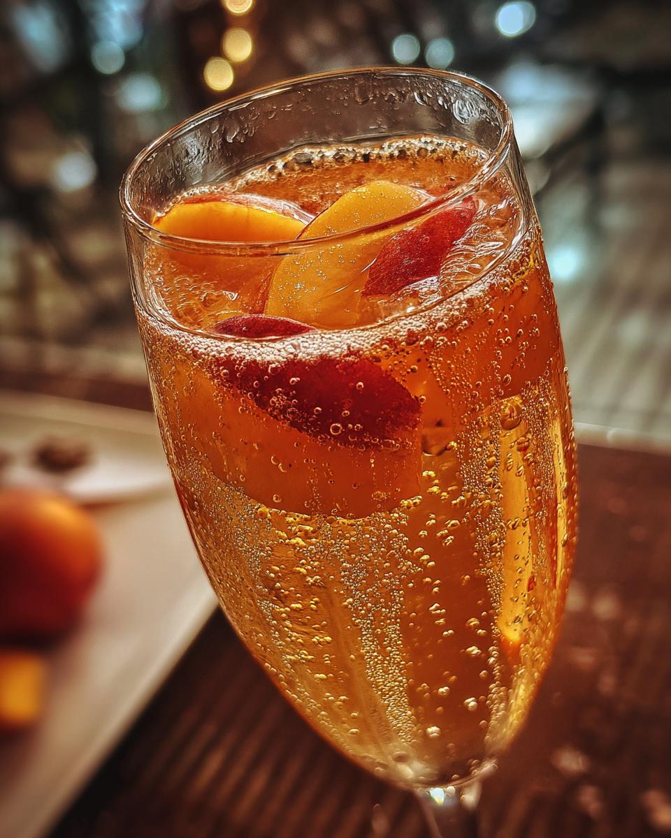 New Year’s Eve Ginger Peach Prosecco - detail 3