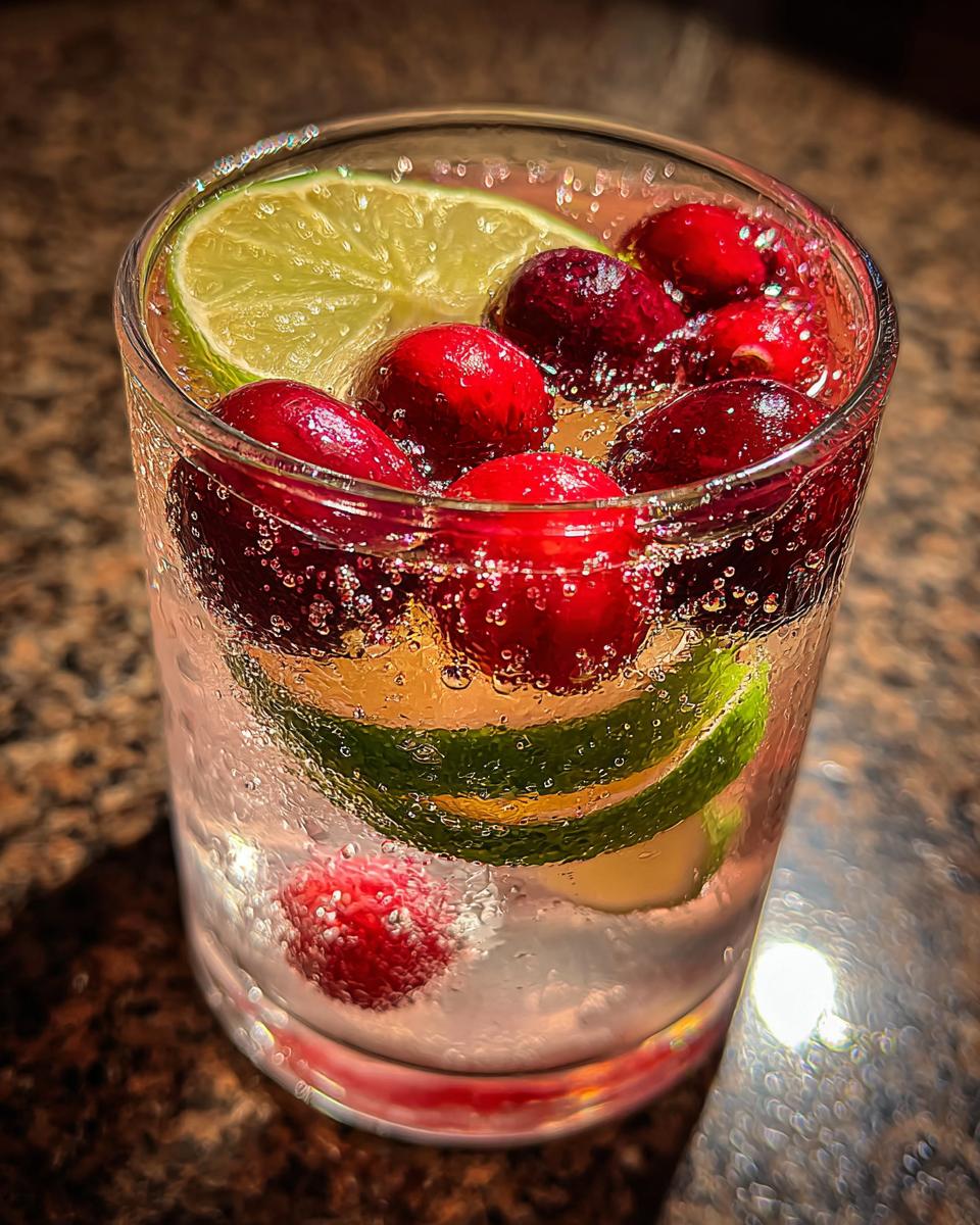 New Year’s Eve Glittery Lemonade Punch (Mocktail) - detail 2