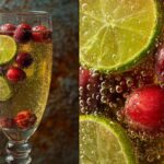 New Year’s Eve Gold Glitter Mocktail