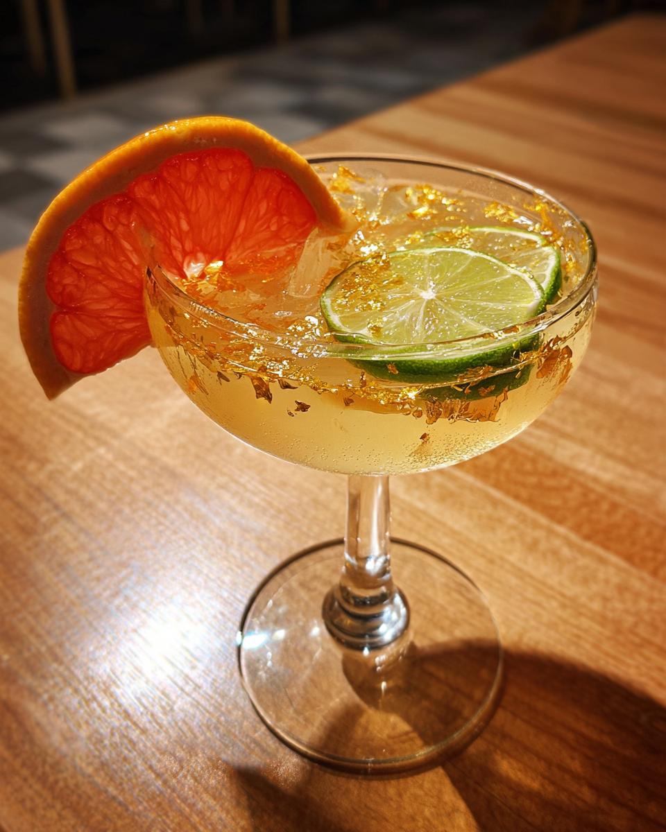 New Year’s Eve Golden Citrus Paloma - detail 3