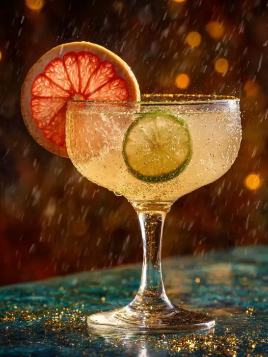 New Year’s Eve Golden Citrus Paloma