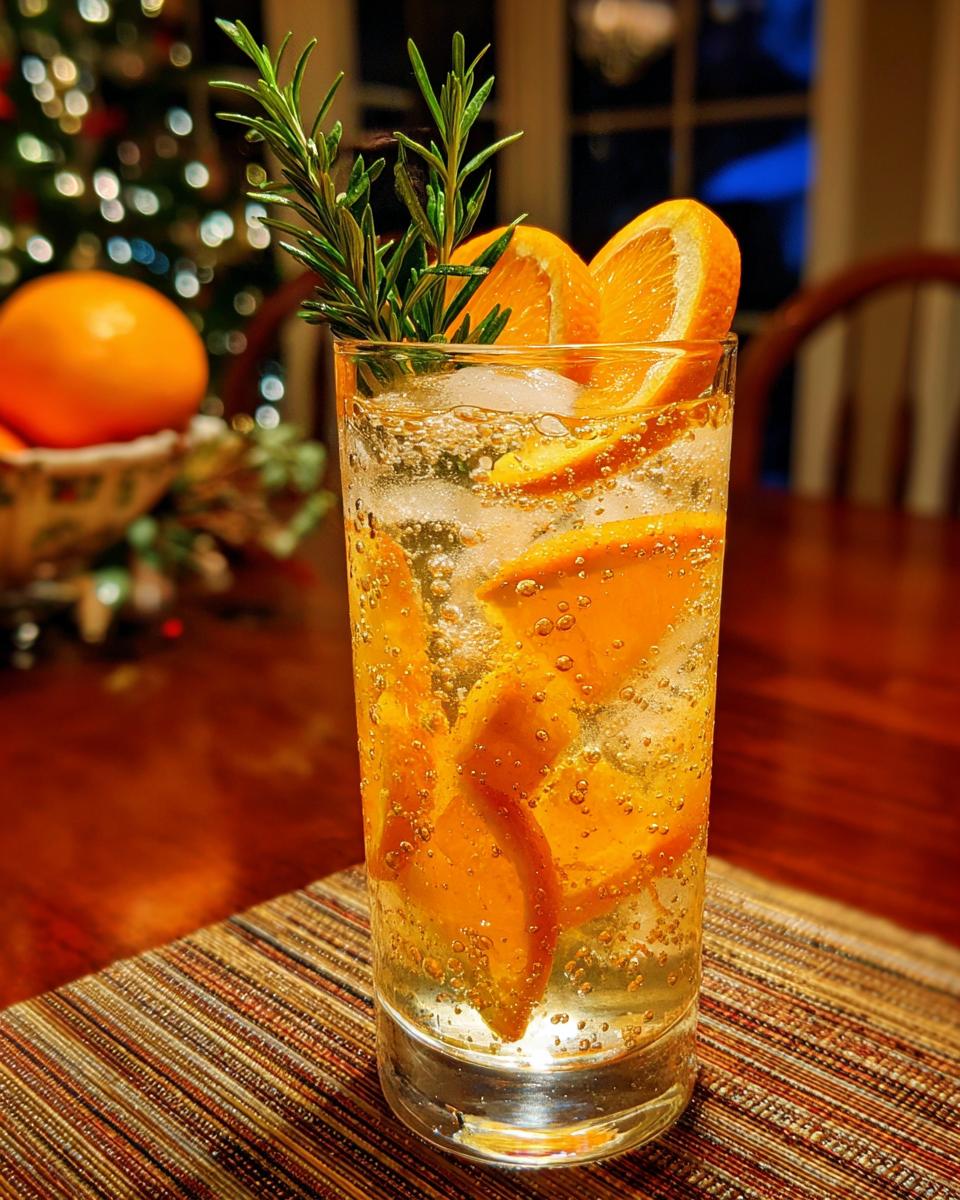 New Year’s Eve Honey Citrus Sparkler - detail 1