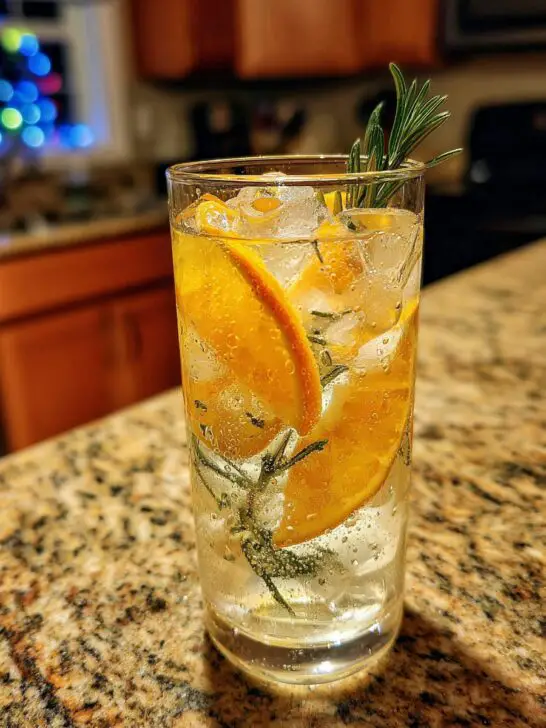 New Year’s Eve Honey Citrus Sparkler
