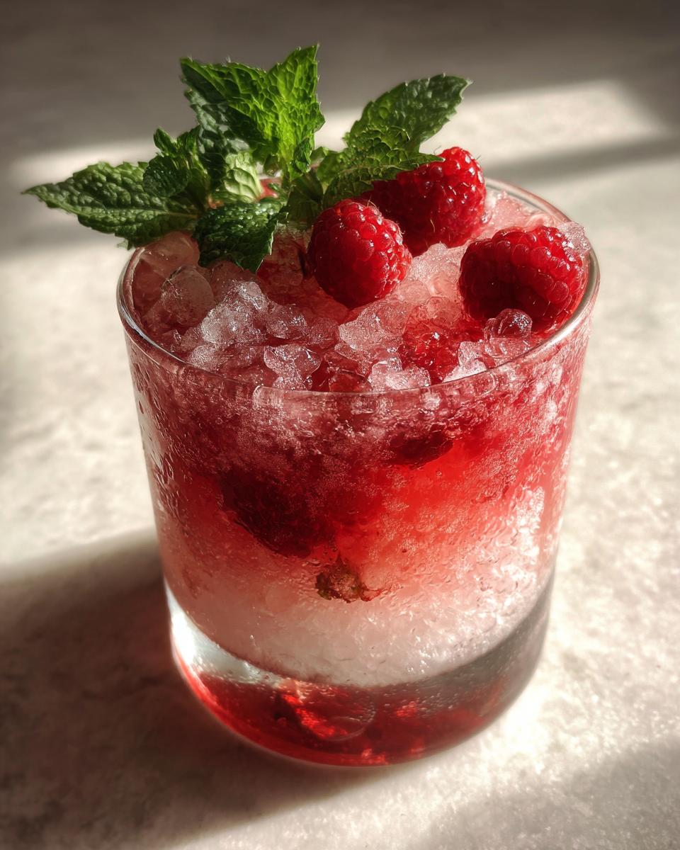 New Year’s Eve Icy Coconut Raspberry Cooler - detail 3