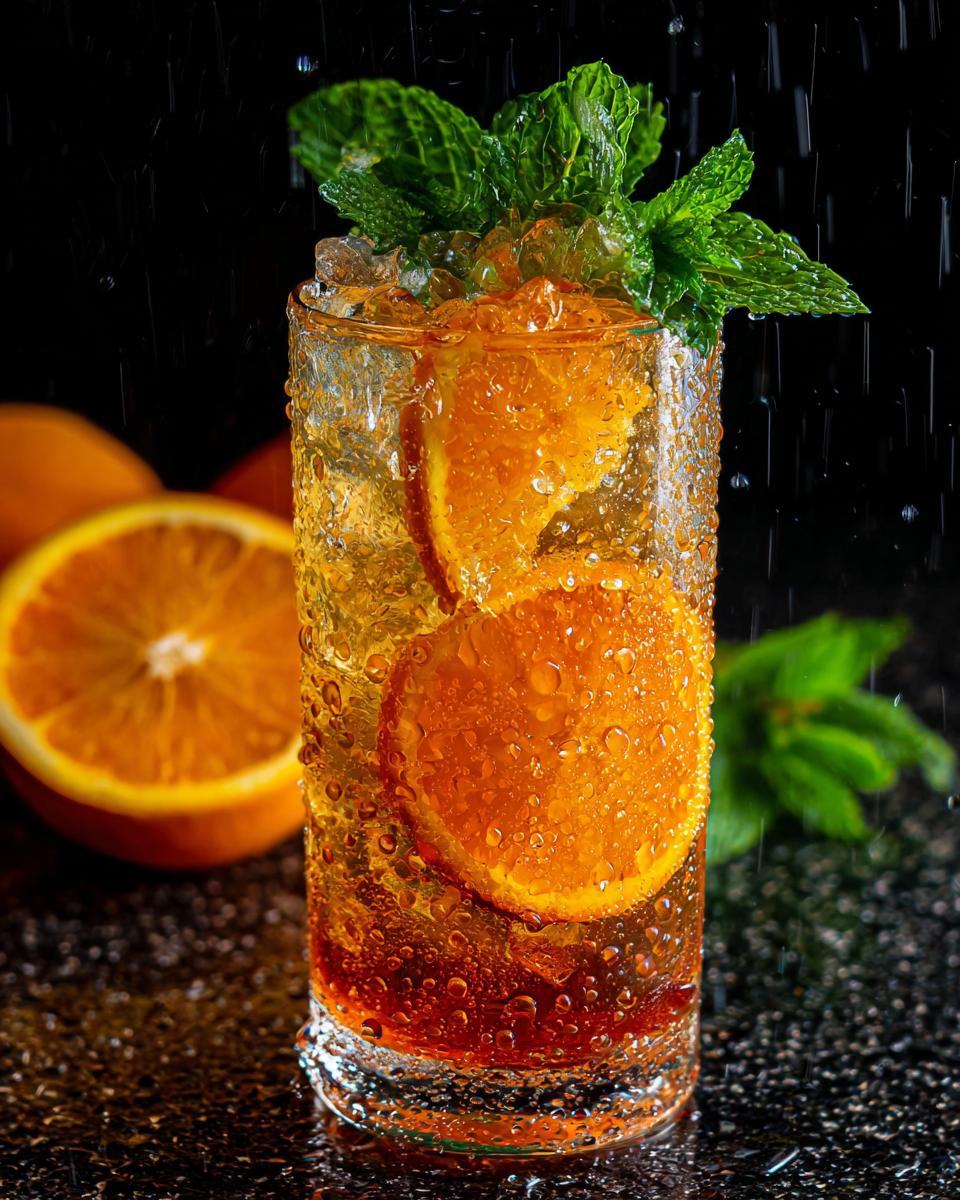 New Year’s Eve Mandarin Orange Sparkler - detail 2