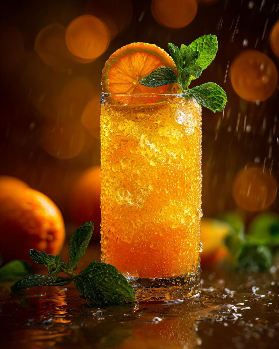 New Year’s Eve Mandarin Orange Sparkler - detail 3