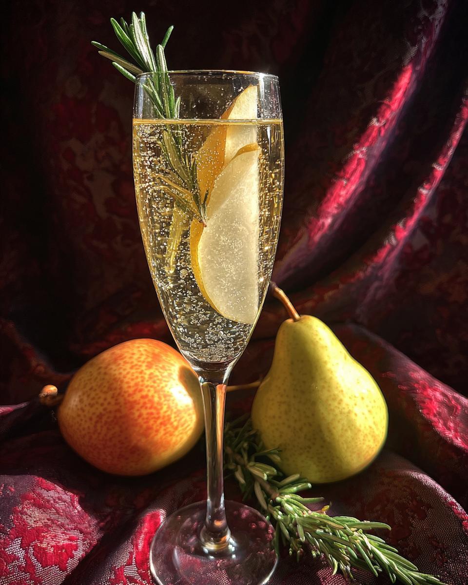 New Year’s Eve Pear & Prosecco Fizz - detail 3