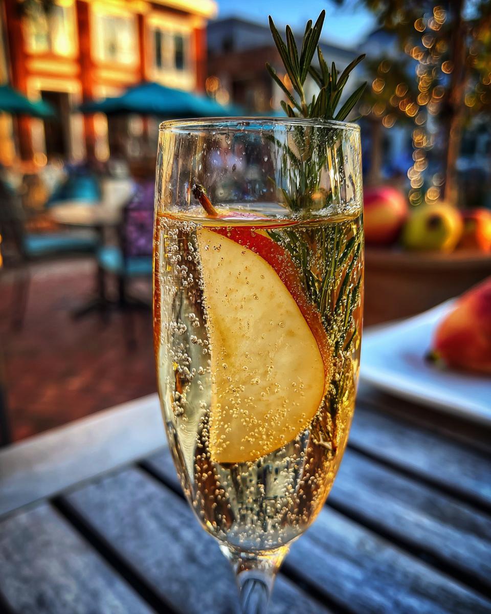 New Year’s Eve Pear & Prosecco Fizz - detail 4