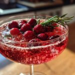 New Year’s Eve Sparkling Cranberry Gin Cocktail