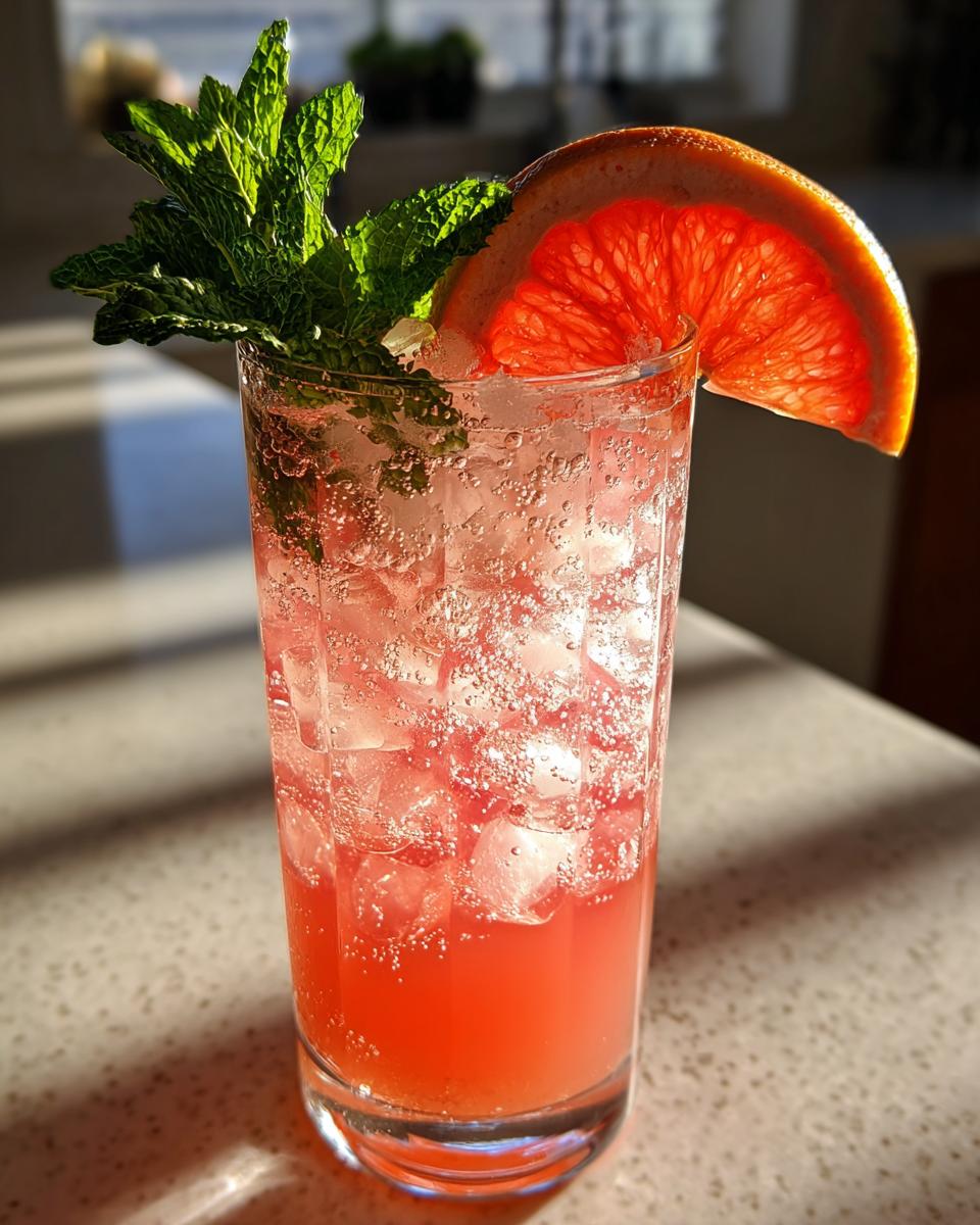New Year’s Eve Sparkling Grapefruit Spritz - detail 1