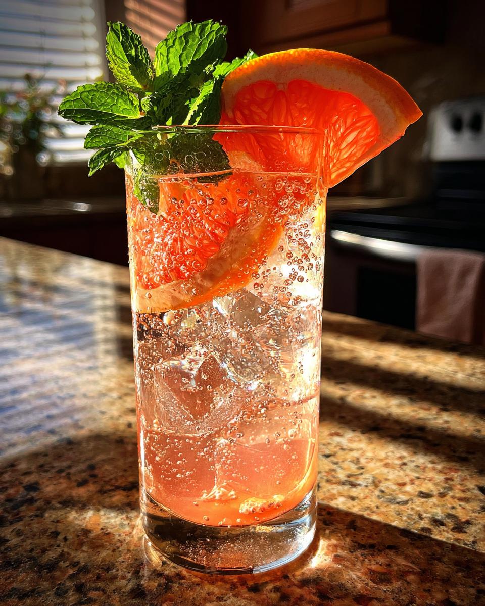 New Year’s Eve Sparkling Grapefruit Spritz - detail 2