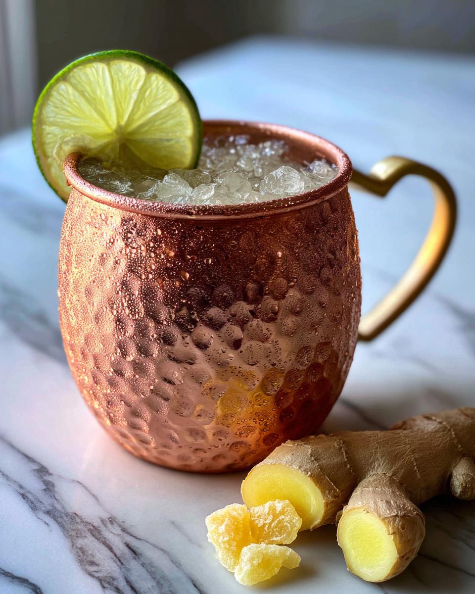 New Year’s Eve Spicy Ginger Champagne Mule - detail 1