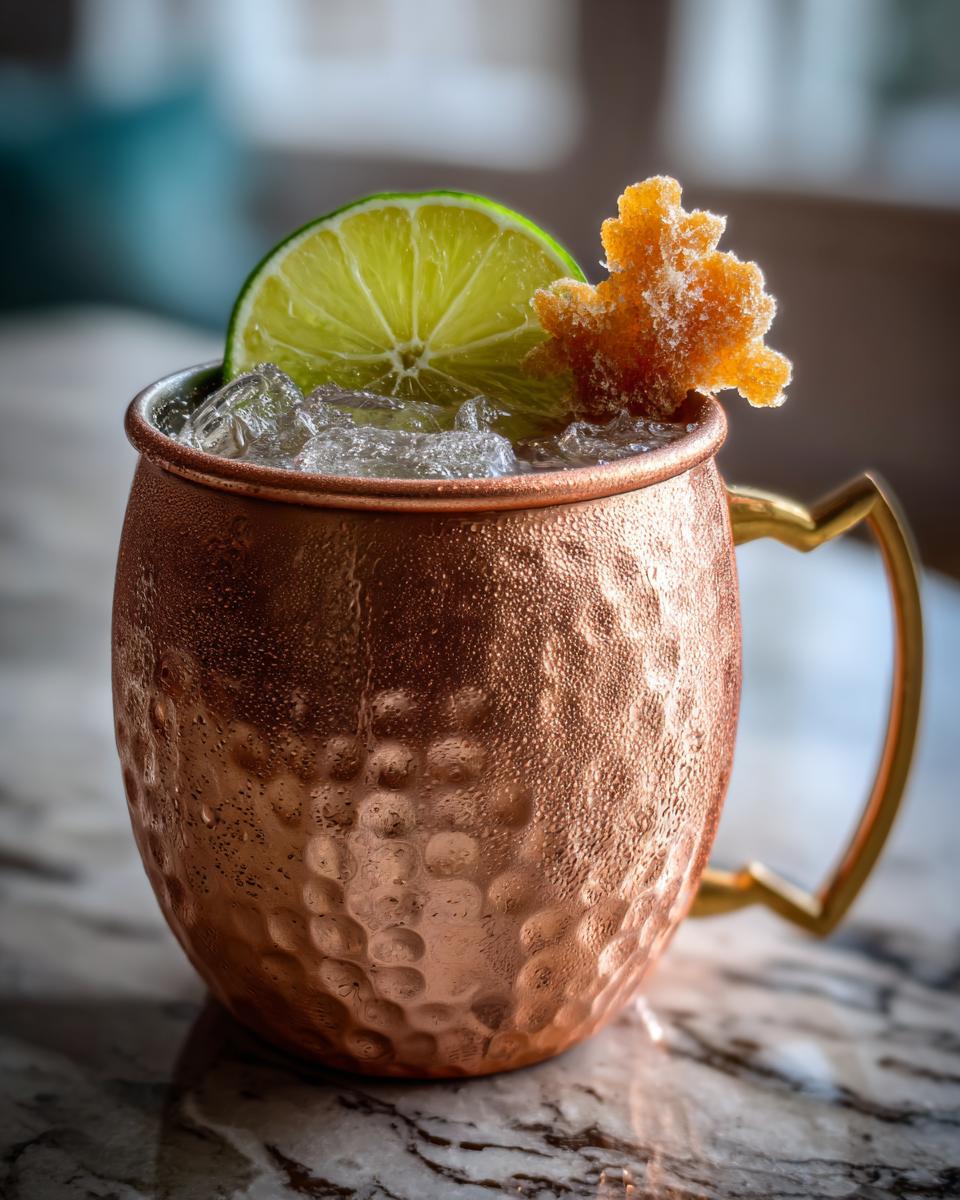 New Year’s Eve Spicy Ginger Champagne Mule - detail 3