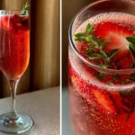 New Year’s Eve Strawberry Basil Bubbly