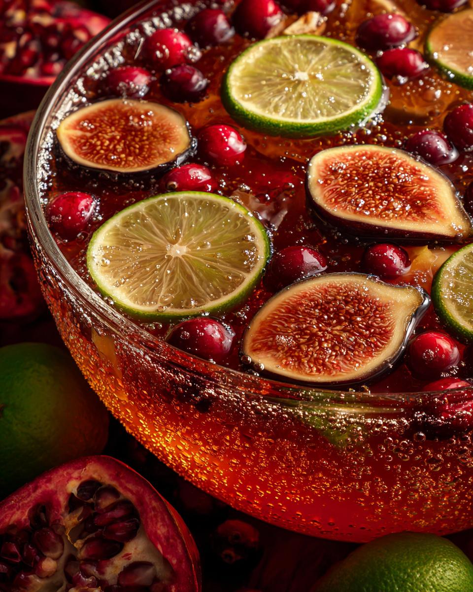 New Year’s Eve Toasted Vanilla Fig Punch - detail 2