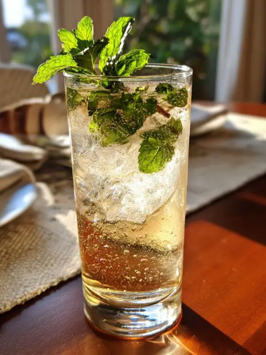 New Year’s Eve Vanilla Pear Sparkling Soda